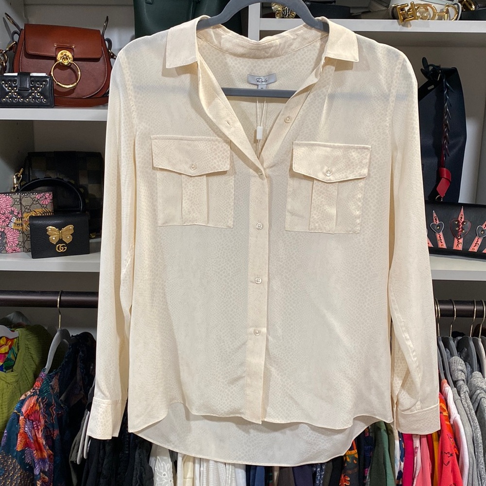 NWT Rails Silk Rhett Blouse XS